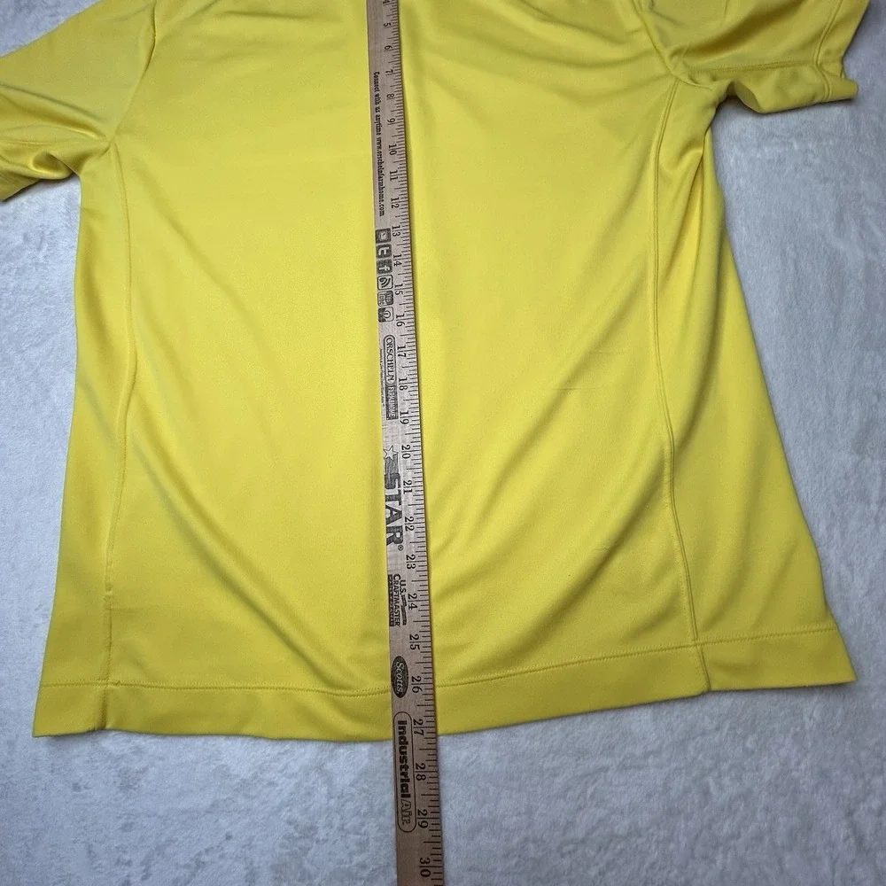 Nike Golf Tour Performance‎ Dri- Fit Bright Yellow Short Sleeve Polo Shirt